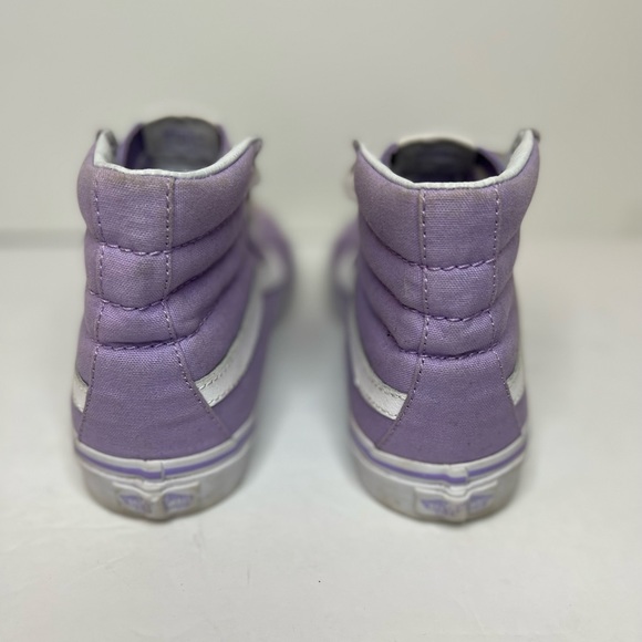 VANS Off The Wall High Top Skate Shoes Mens 7.5 Womens 9 Purple EUC - Picture 4 of 8